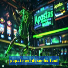 papai noel desenho facil